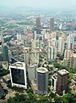 Blick vom KL Menara auf Bukit Bintang