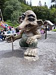 Bergen, ein Troll auf dem Floyen