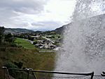 Steindalsfossen, Blick auf Nordheimsund