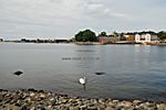 Karlskrona; Blick auf den Flottenstützpunkt